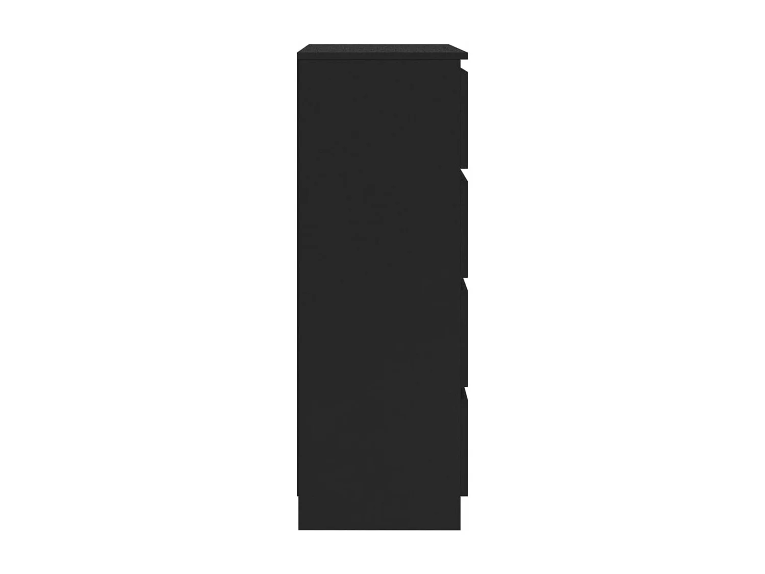 Buffet Noir 60x35x98,5 cm Bois d'ingénierie