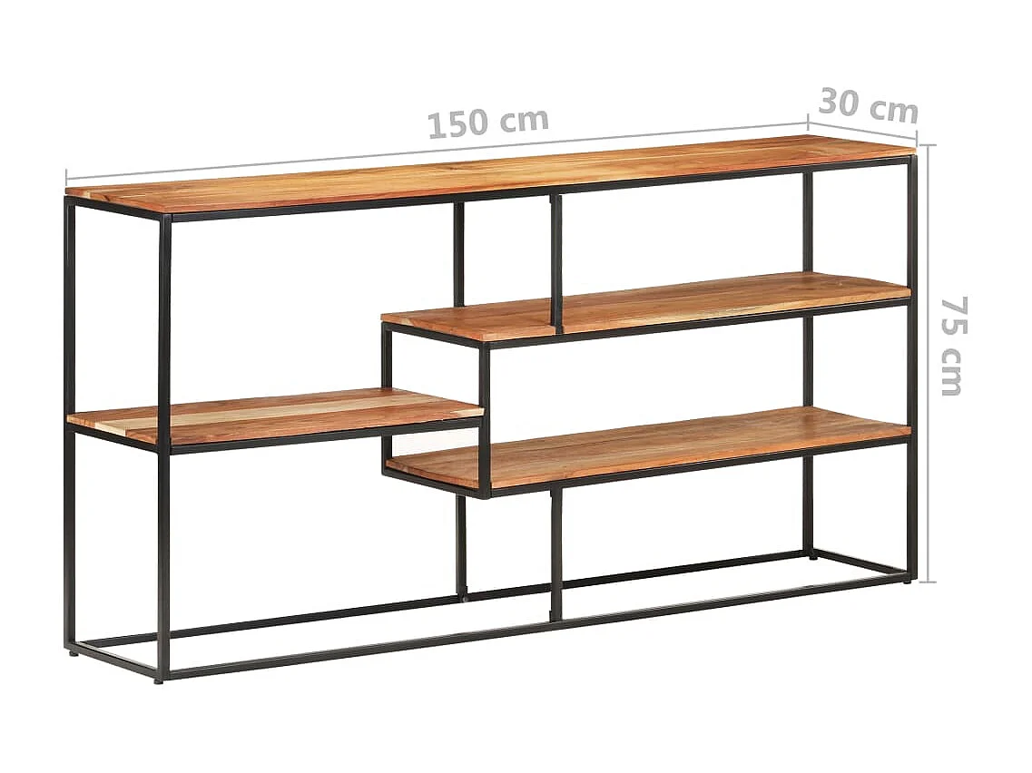 Buffet 150x30x75 cm Bois d'acacia solide