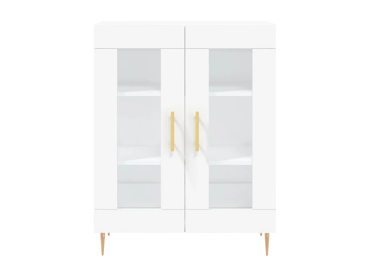 Dressoir 69,5x34x90 cm bewerkt hout wit