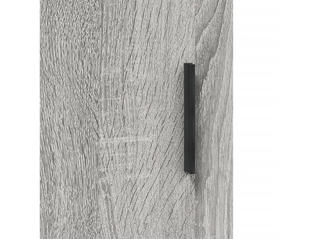 Hoge kast 69,5x34x180 cm bewerkt hout grijs sonoma eikenkleurig