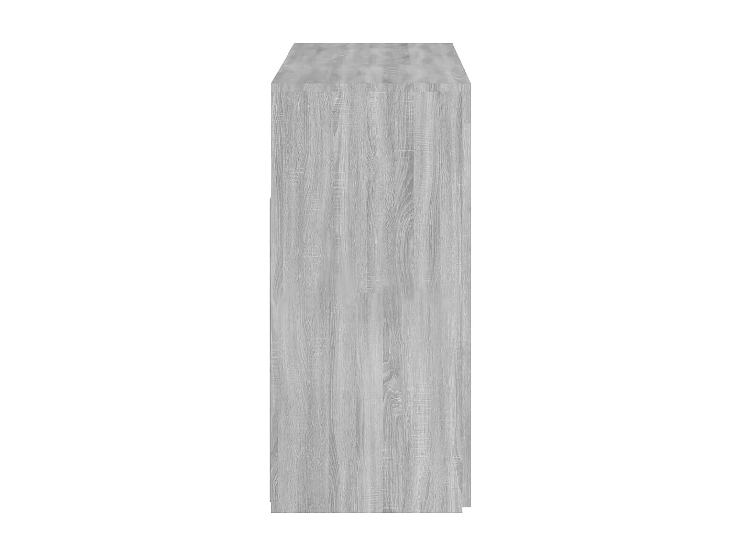 Buffet avec lumières LED sonoma gris 115,5x30x75 cm