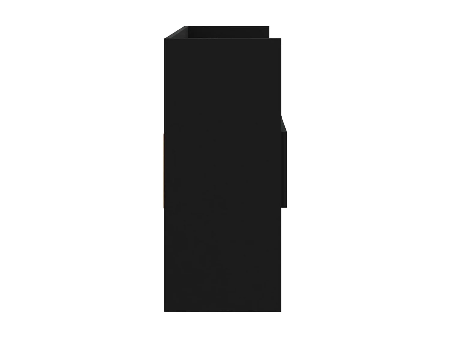 Buffet Noir 105x30x70 cm Aggloméré