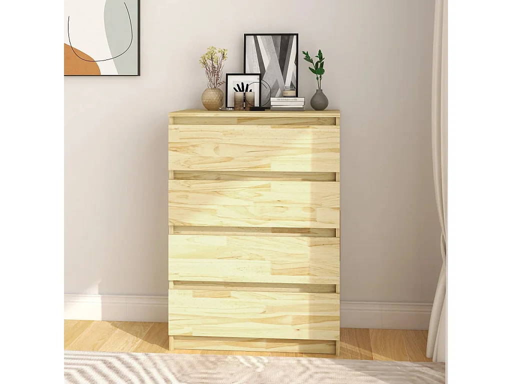 Armoire d'appoint 60x36x84 cm Bois de pin massif