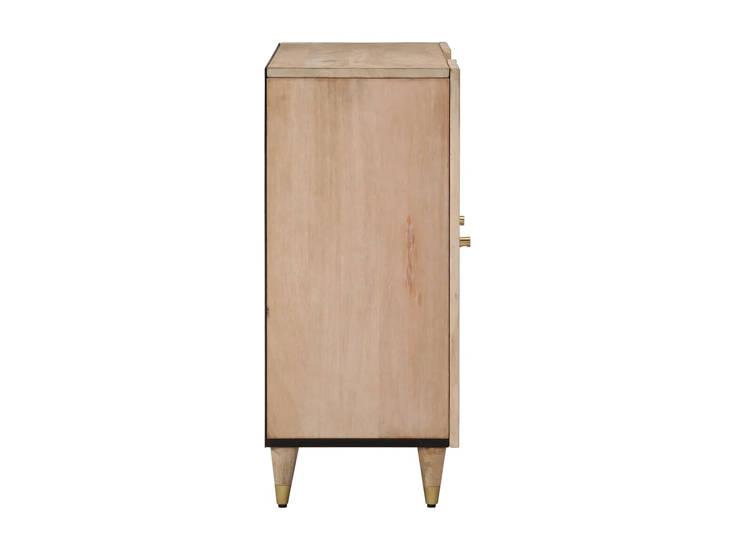 Armoire latérale 90x33x75 cm bois massif de manguier