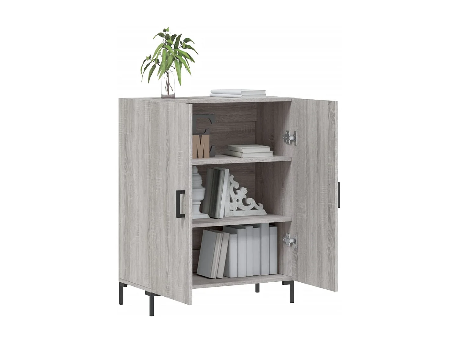 Buffet sonoma gris 69,5x34x90 cm bois d'ingénierie