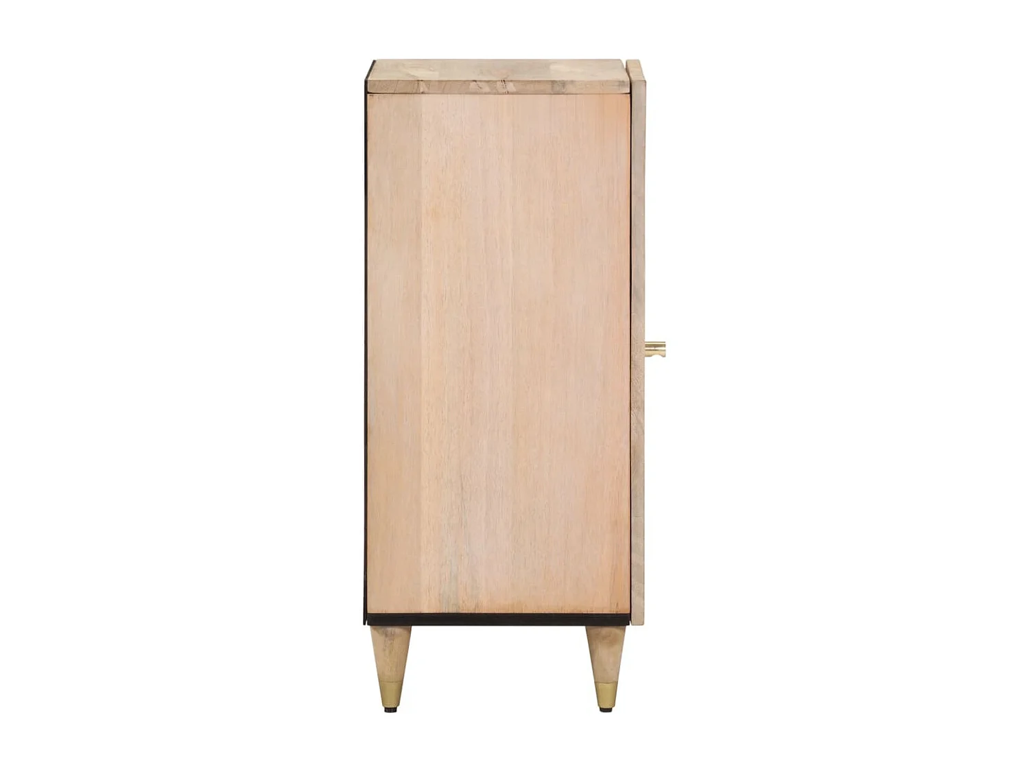 Armoire latérale 40x33x75 cm bois massif de manguier