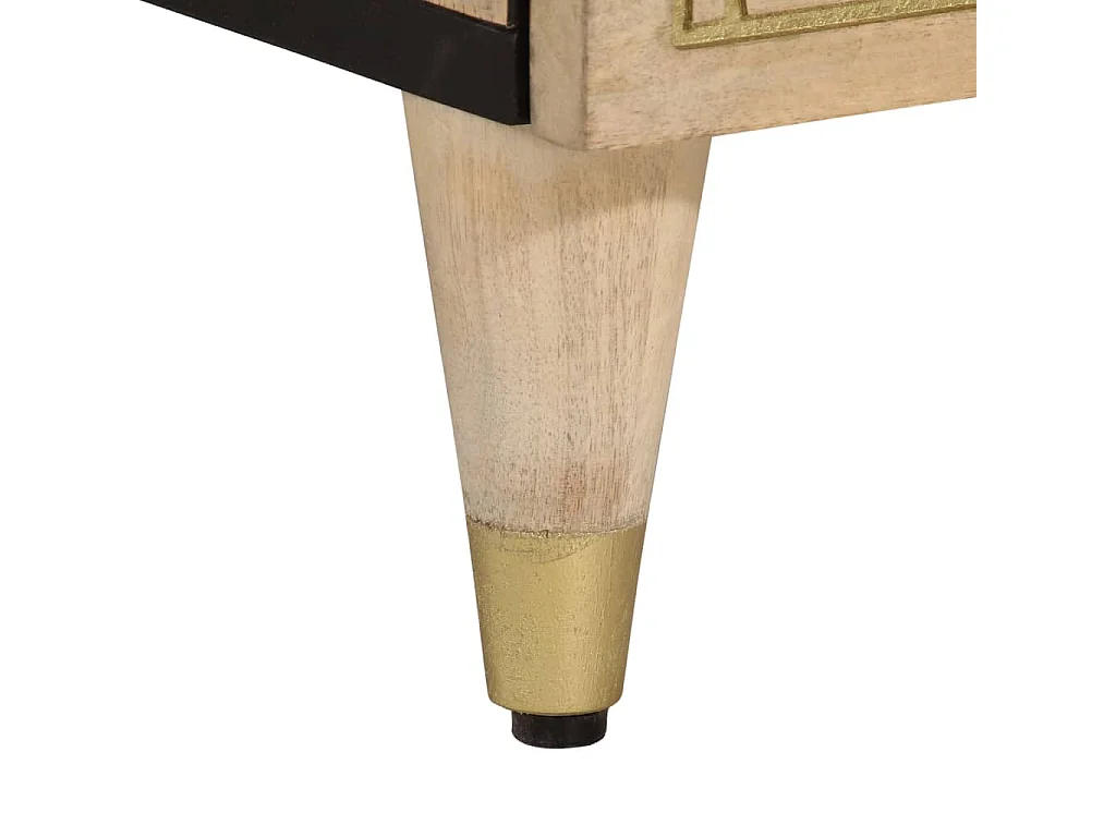 Armoire latérale 40x33x75 cm bois massif de manguier