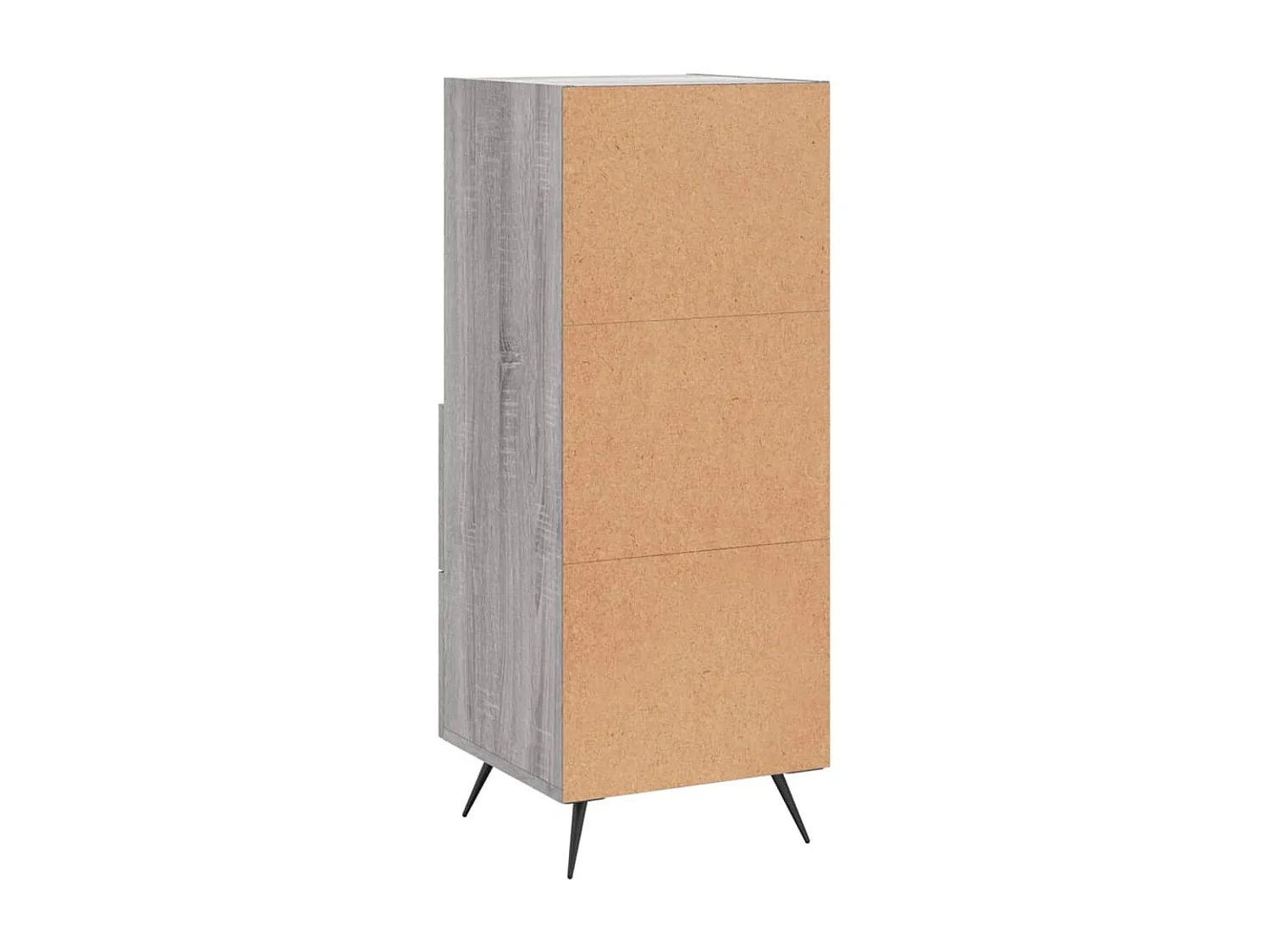 Buffet Sonoma gris 34,5x34x90 cm Bois d'ingénierie