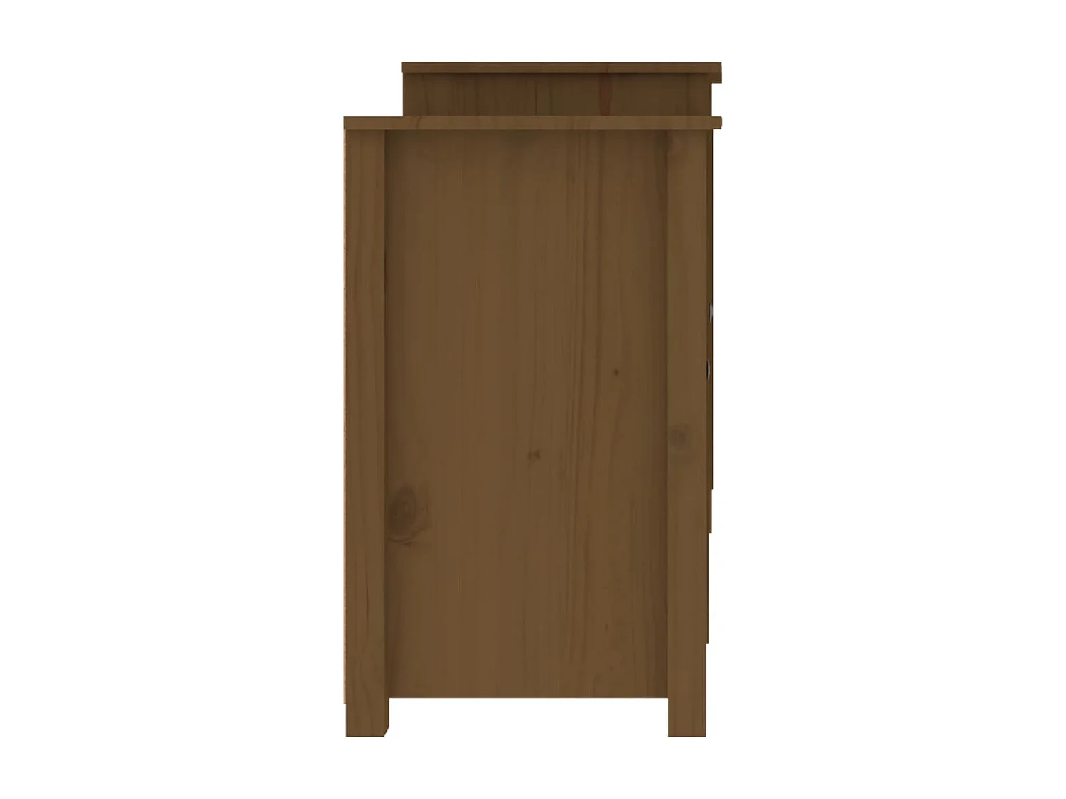 Buffet Marron miel 164x37x68 cm Bois massif de pin