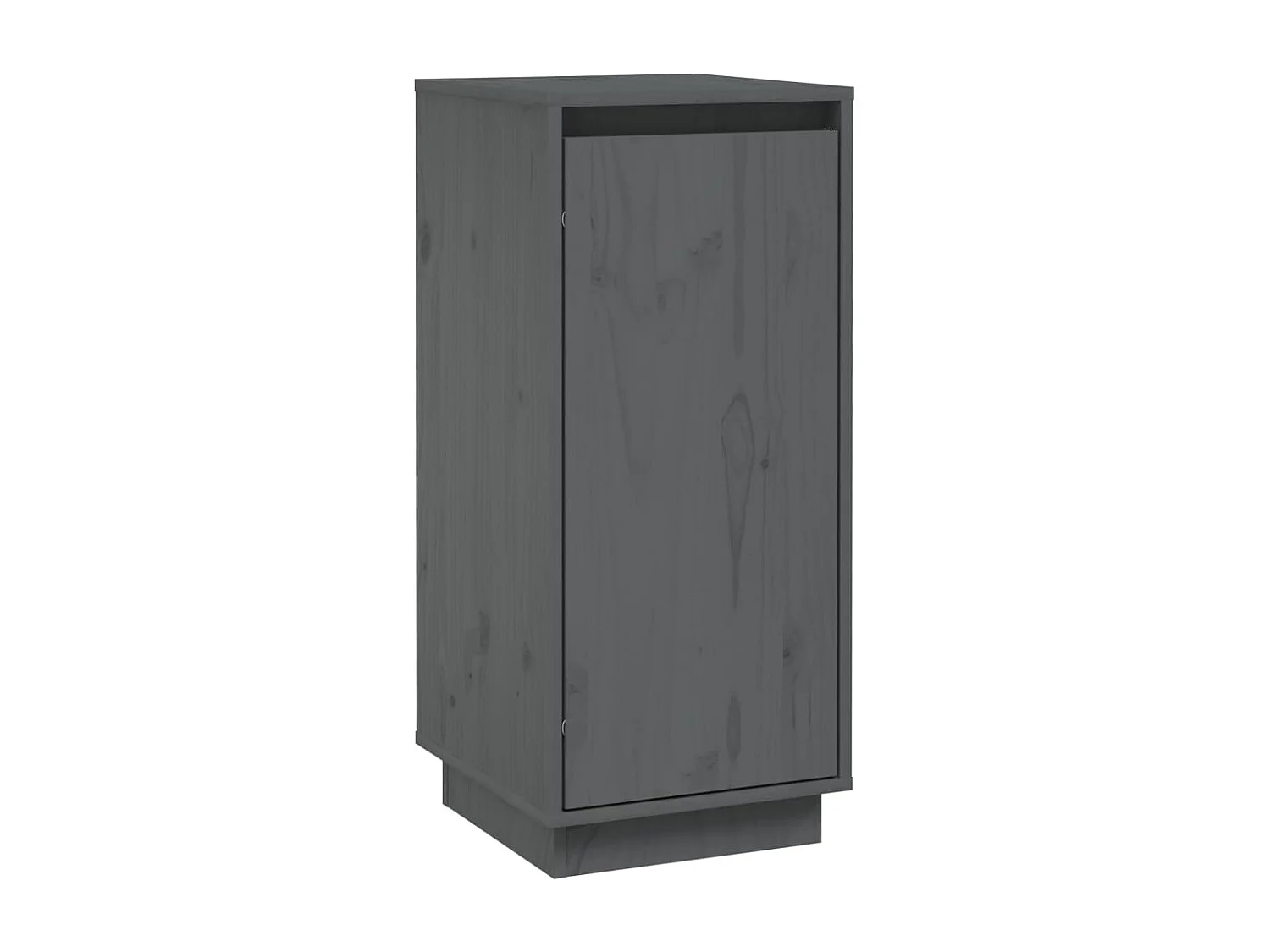 Buffets 2 pièces Gris 31,5x34x75 cm Bois massif de pin