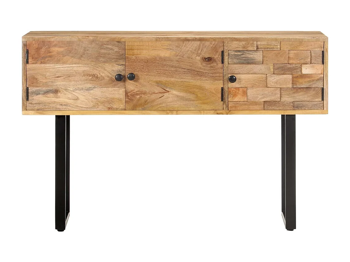 Buffet 116x35x75 cm Bois de manguier massif