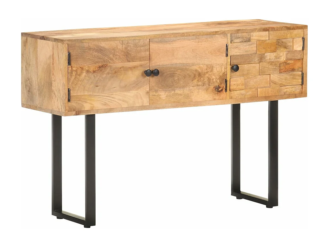 Buffet 116x35x75 cm Bois de manguier massif