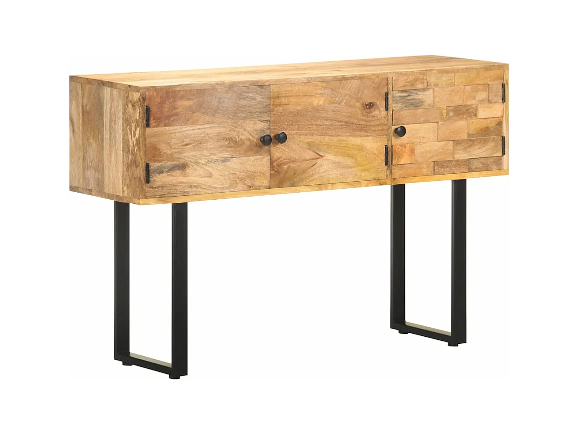 Buffet 116x35x75 cm Bois de manguier massif