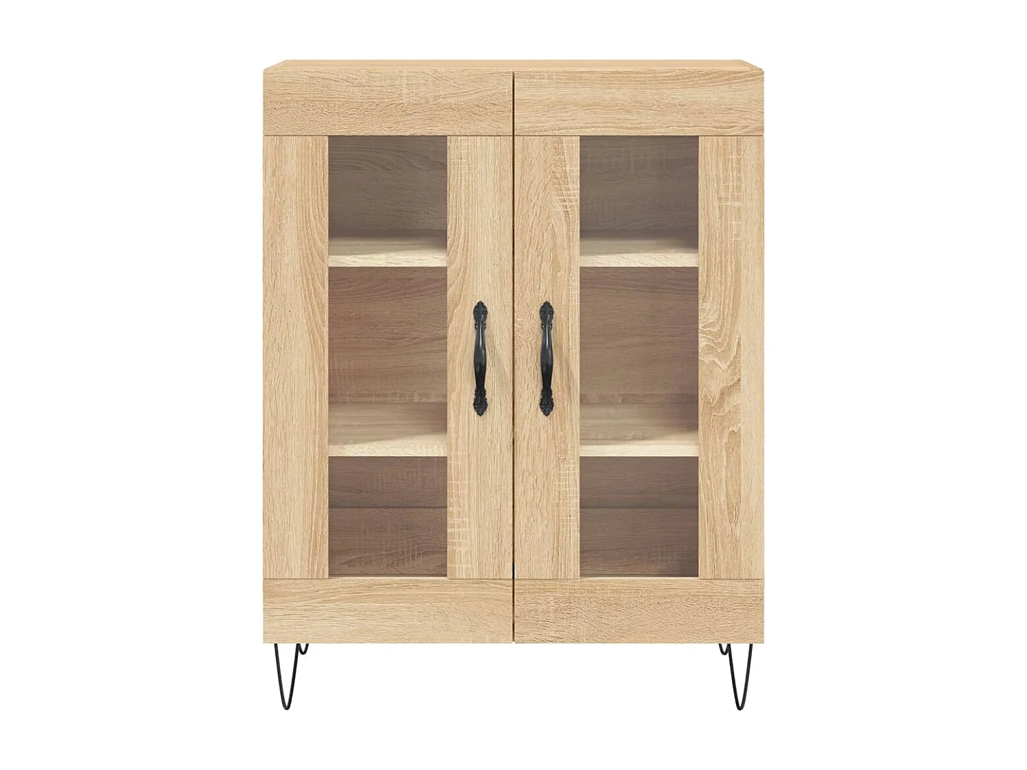 Buffet haut Chêne sonoma 69,5x34x180 cm Bois d'ingénierie