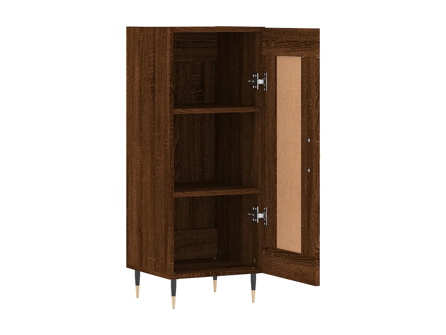 Buffet Chêne marron 34,5x34x90 cm Bois d'ingénierie