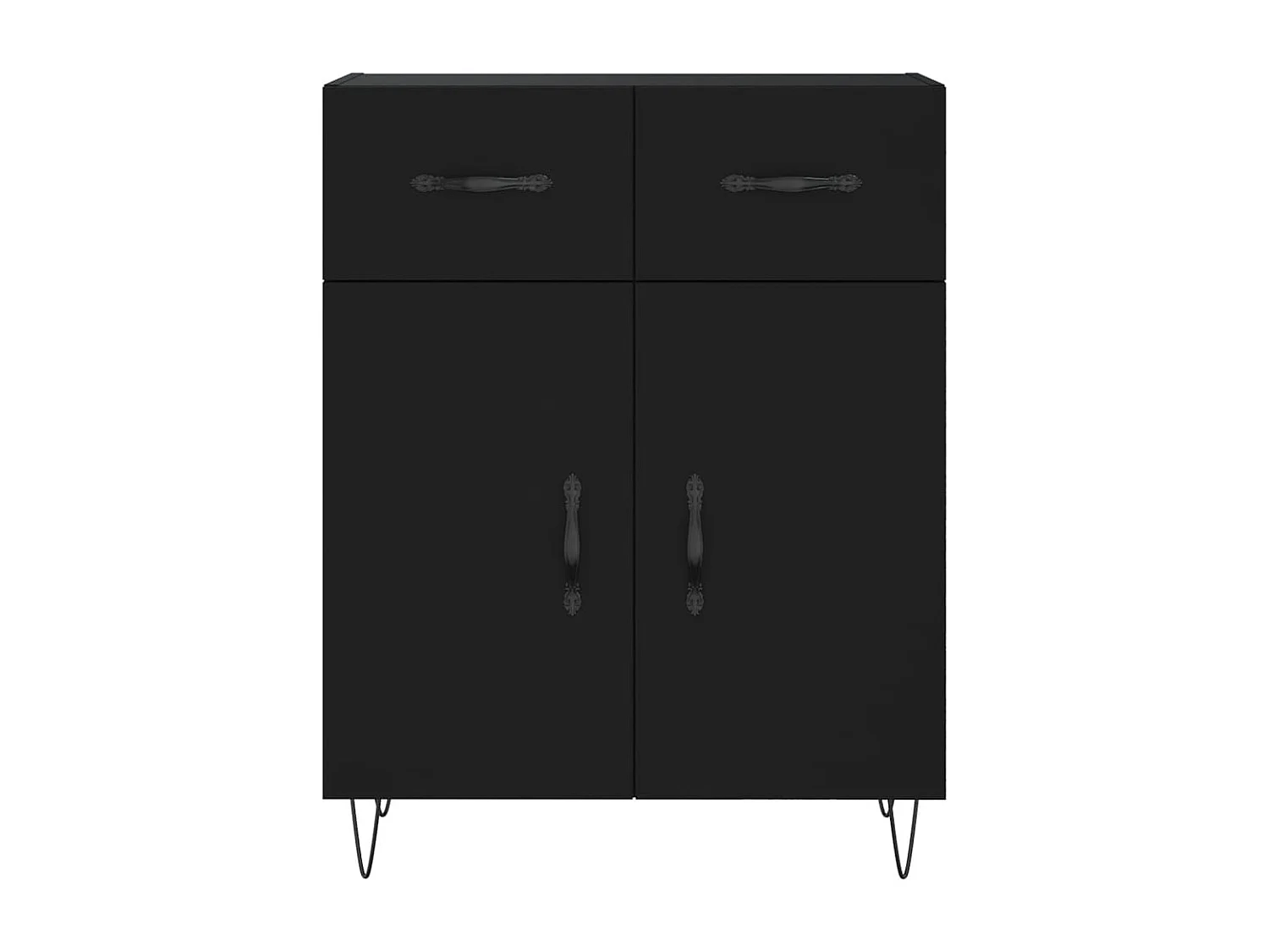 Aparador 69,5x34x90 cm derivados de madeira preto