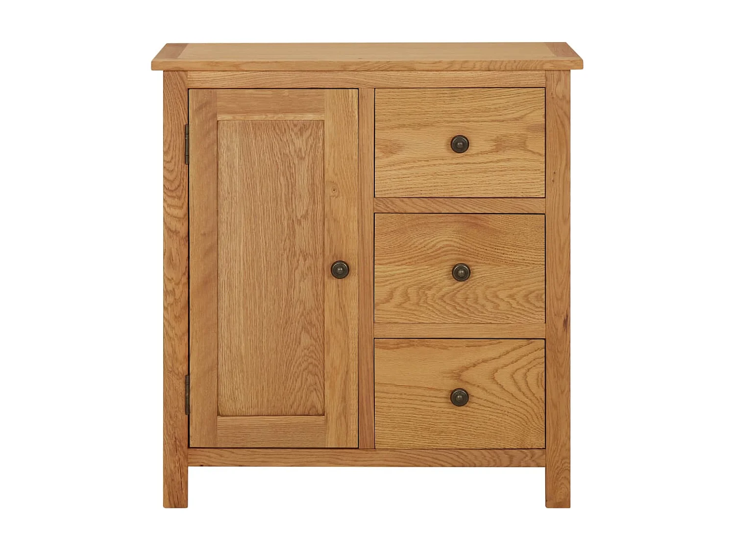 Armoire 70x35x75 cm Bois de chêne massif