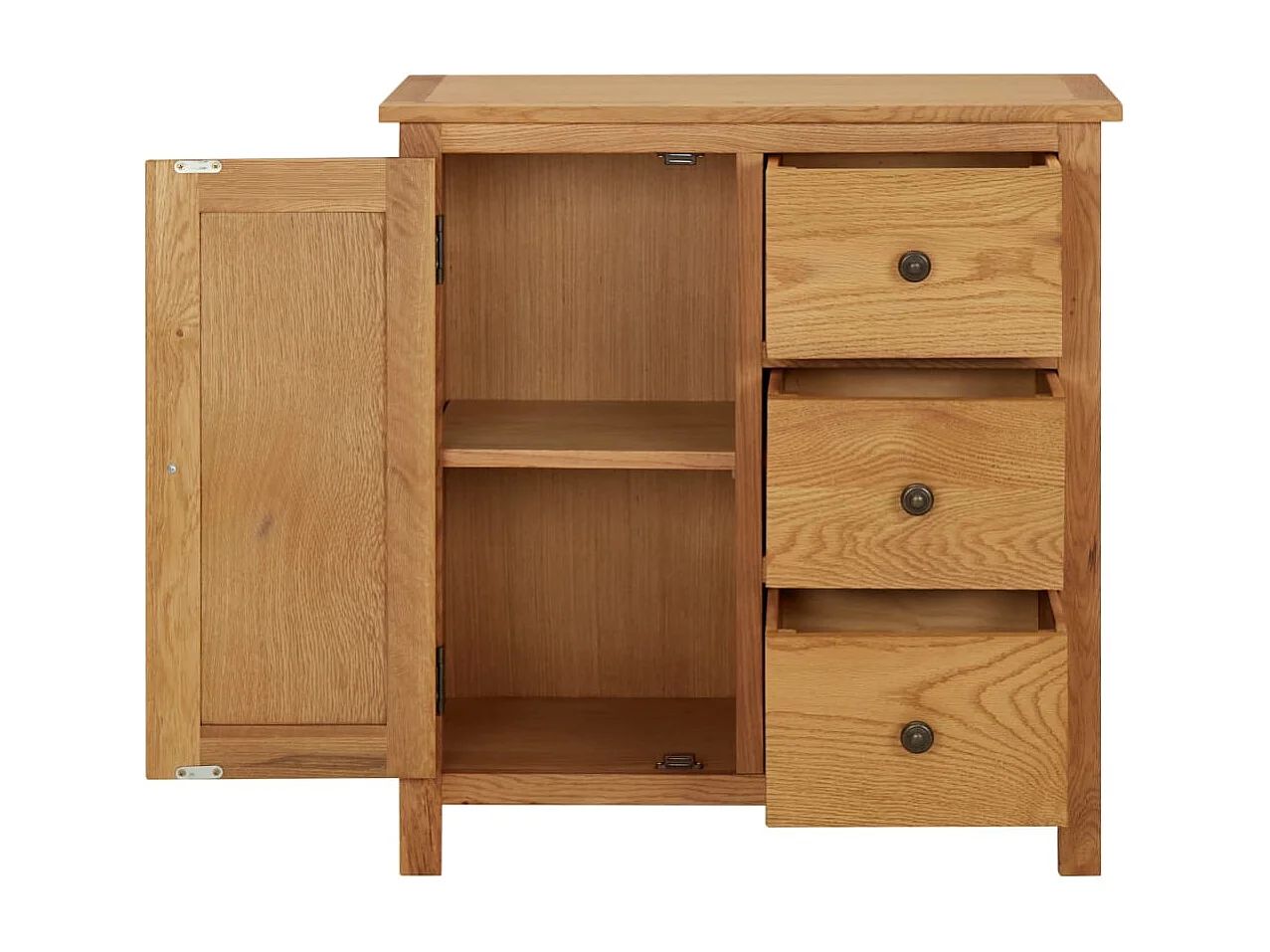 Armoire 70x35x75 cm Bois de chêne massif