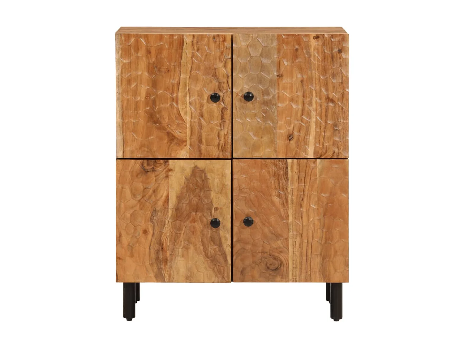 Armoire latérale 60x33x75 cm bois massif d'acacia