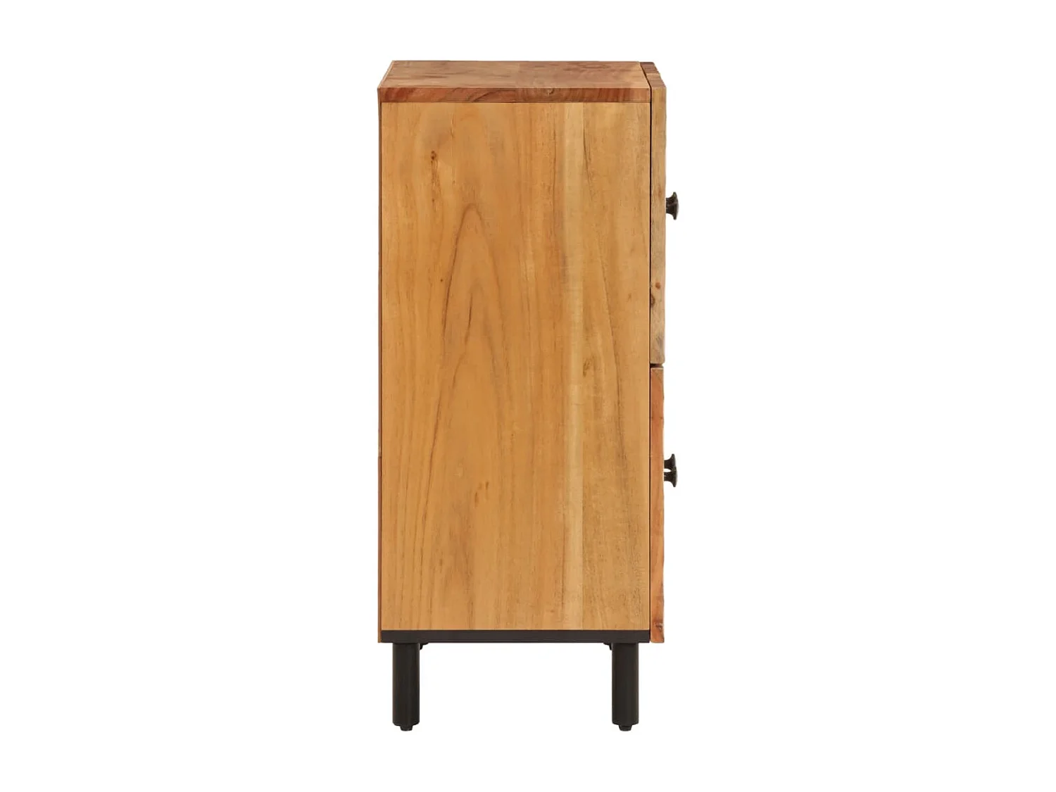 Armoire latérale 60x33x75 cm bois massif d'acacia