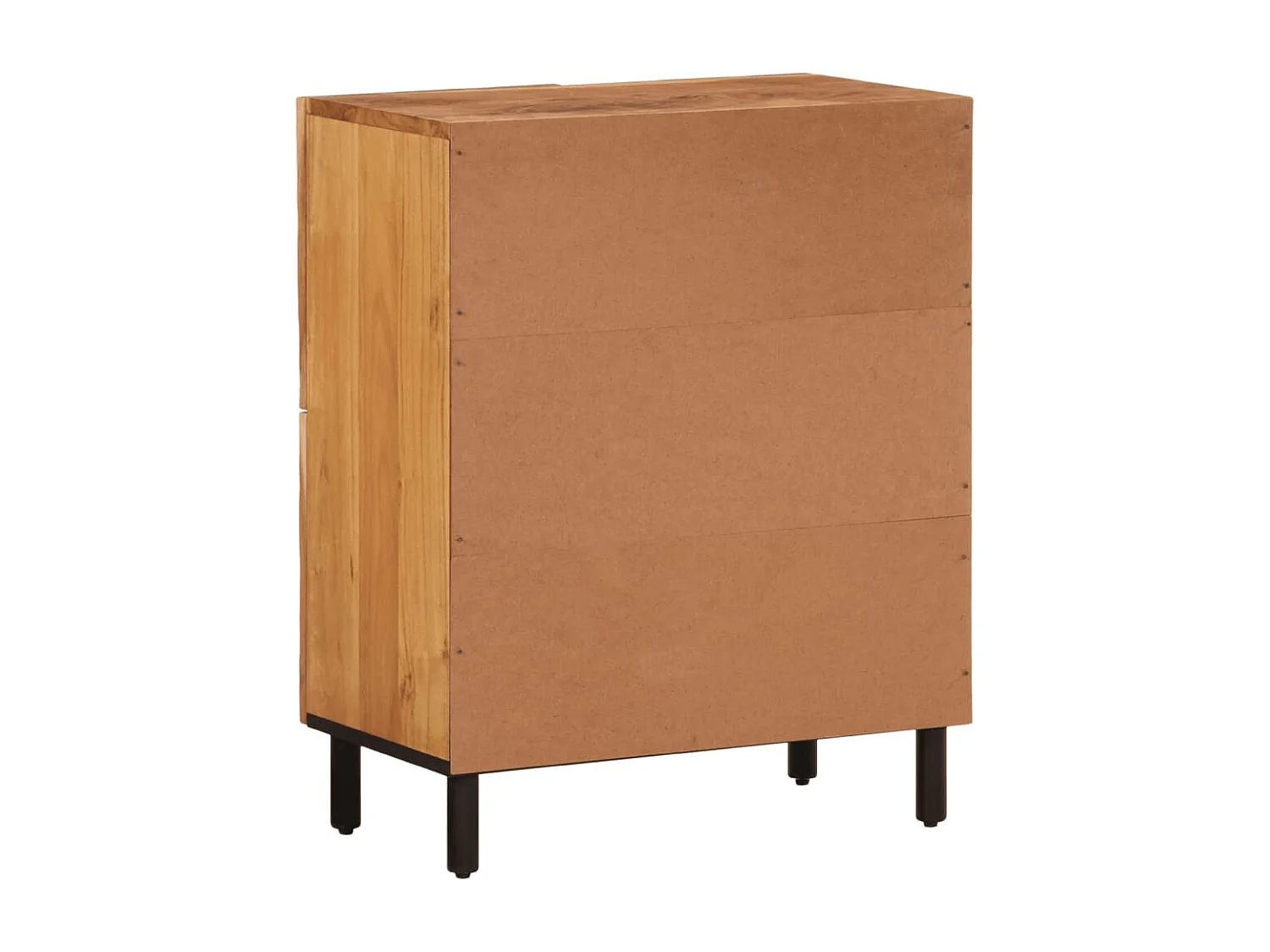 Armoire latérale 60x33x75 cm bois massif d'acacia