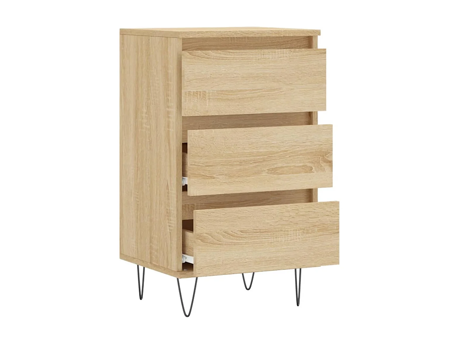 Buffet chêne sonoma 40x35x70 cm bois d'ingénierie