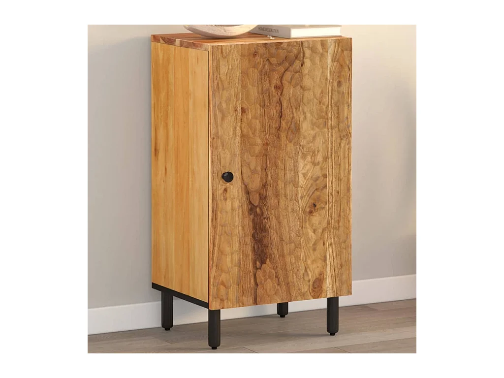 Armoire latérale 40x33x75 cm bois massif d'acacia
