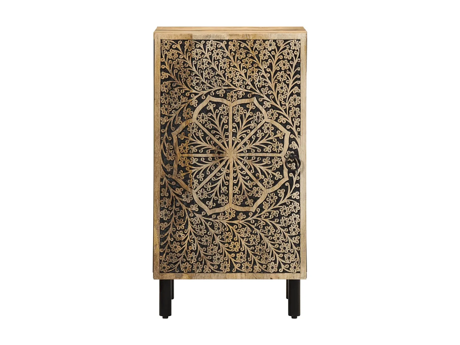 Armoire latérale 40x33x75 cm bois massif de manguier