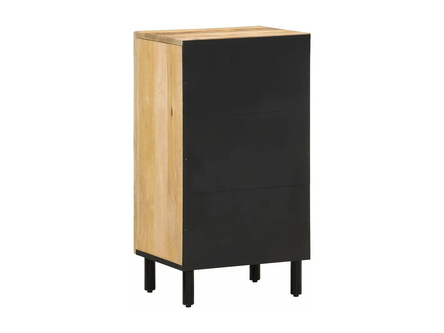 Bijzetkast 40x33x75 cm massief mangohout