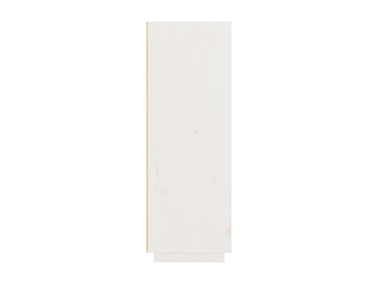 Buffet haut Blanc 89x40x116,5 cm Bois massif de pin