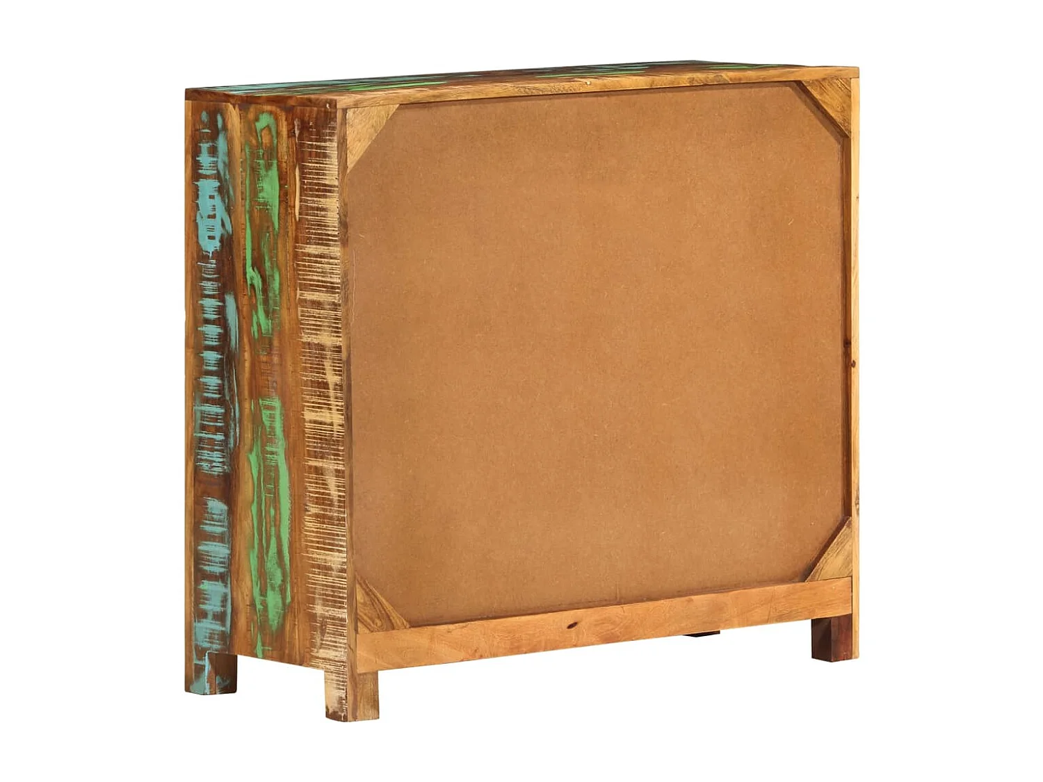 Aparador 70x30x68 cm madeira recuperada maciça