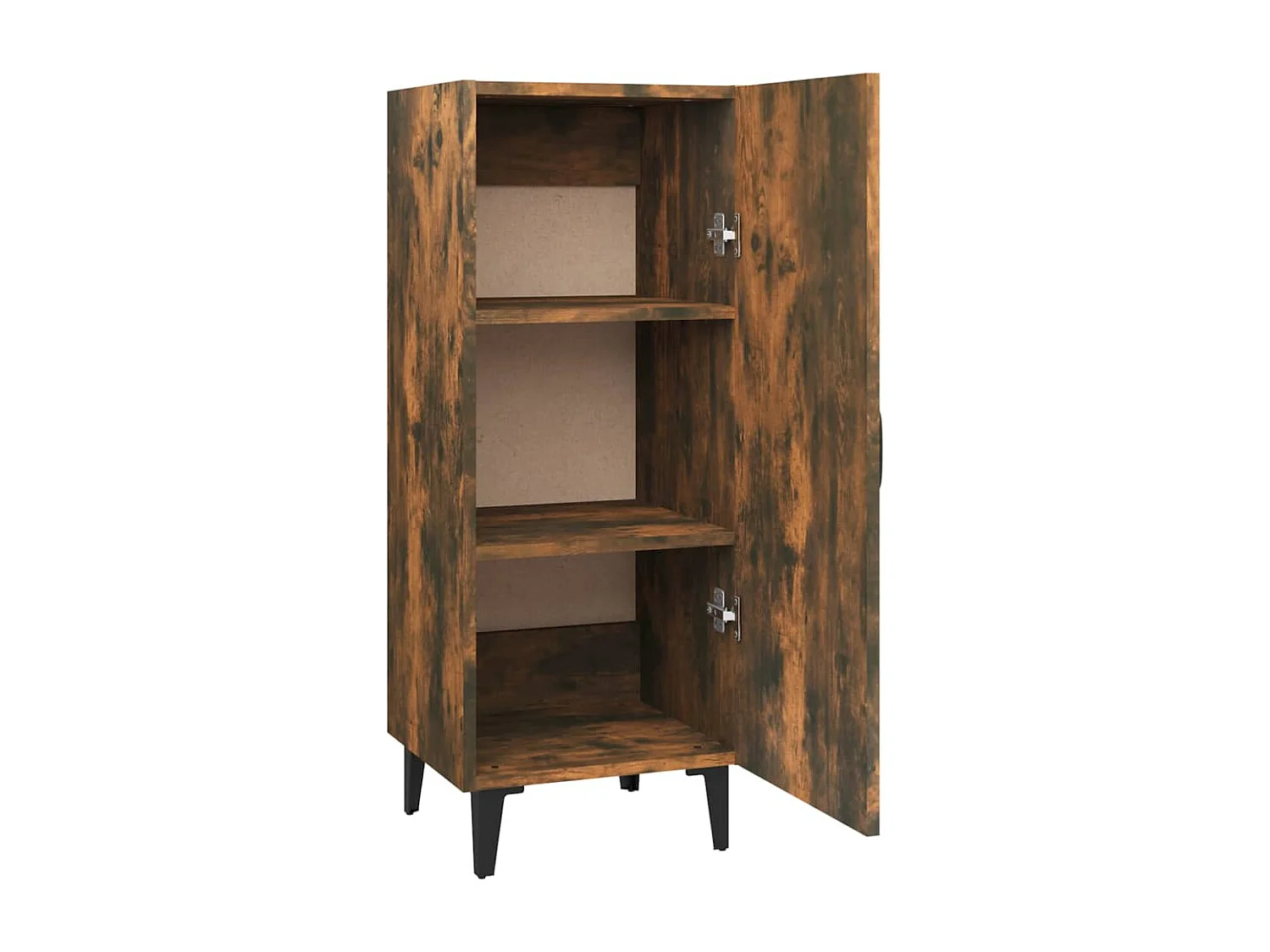 Buffet Chêne fumé 34,5x34x90 cm Bois d'ingénierie