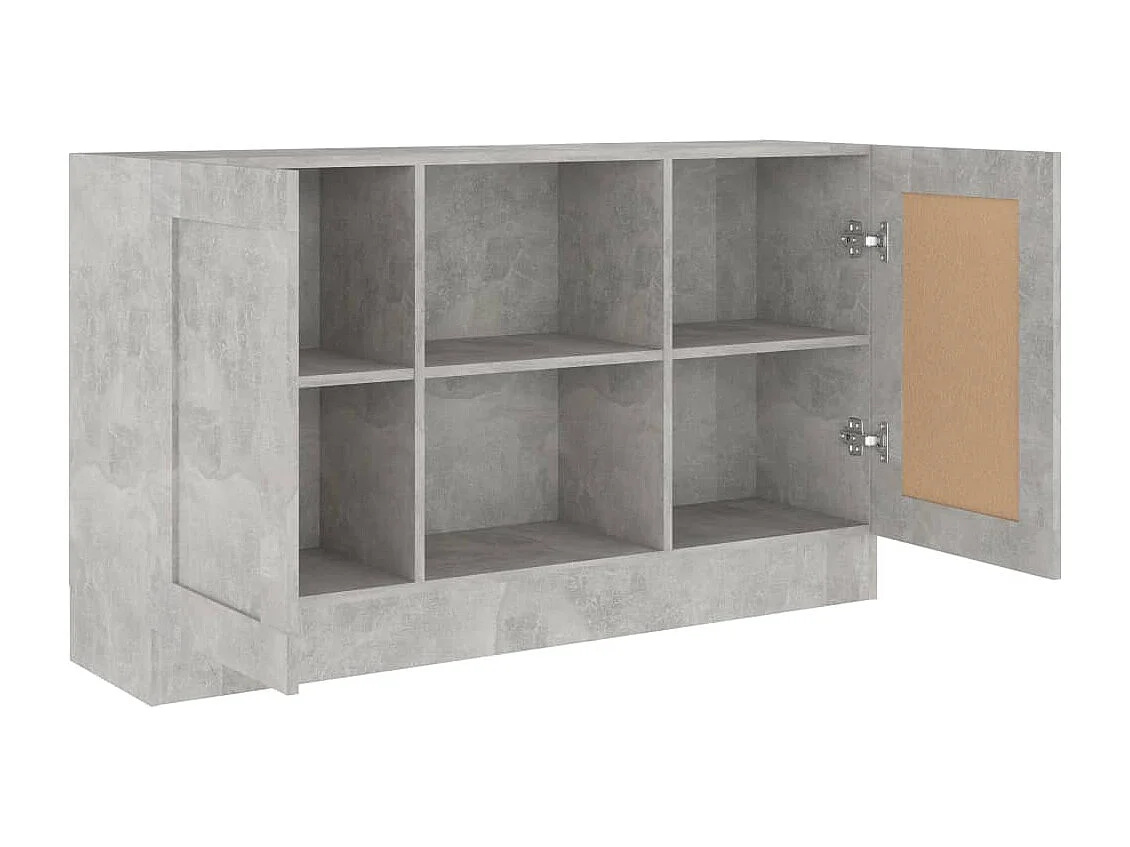 Buffet Gris béton 120x30,5x70 cm Aggloméré