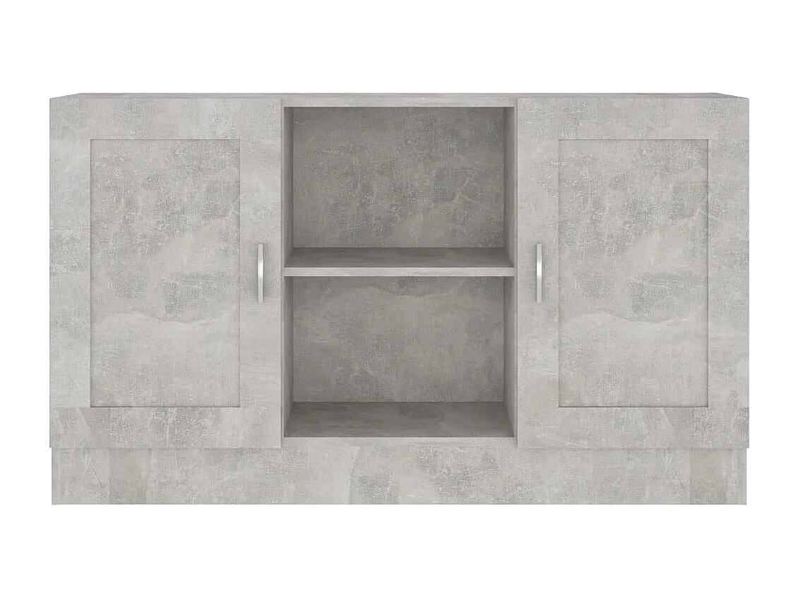 Buffet Gris béton 120x30,5x70 cm Aggloméré