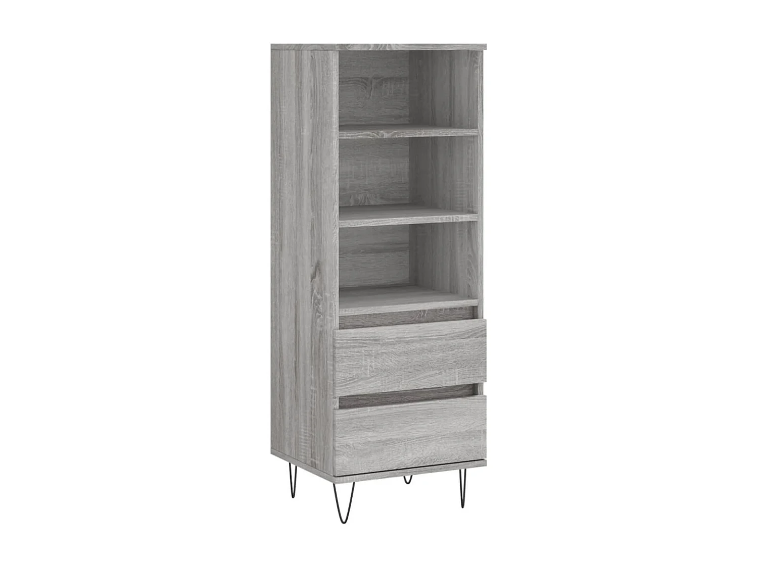 Buffet haut Sonoma gris 40x36x110 cm Bois d'ingénierie