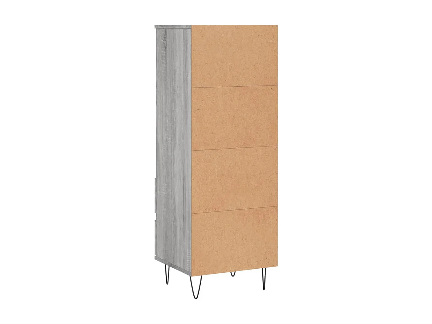 Buffet haut Sonoma gris 40x36x110 cm Bois d'ingénierie