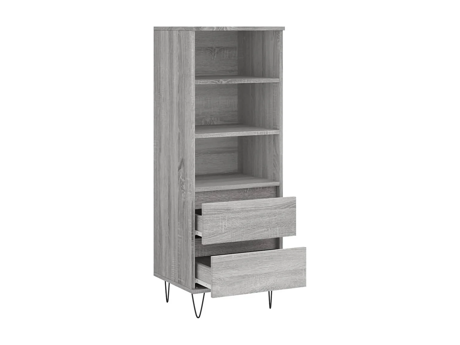 Buffet haut Sonoma gris 40x36x110 cm Bois d'ingénierie
