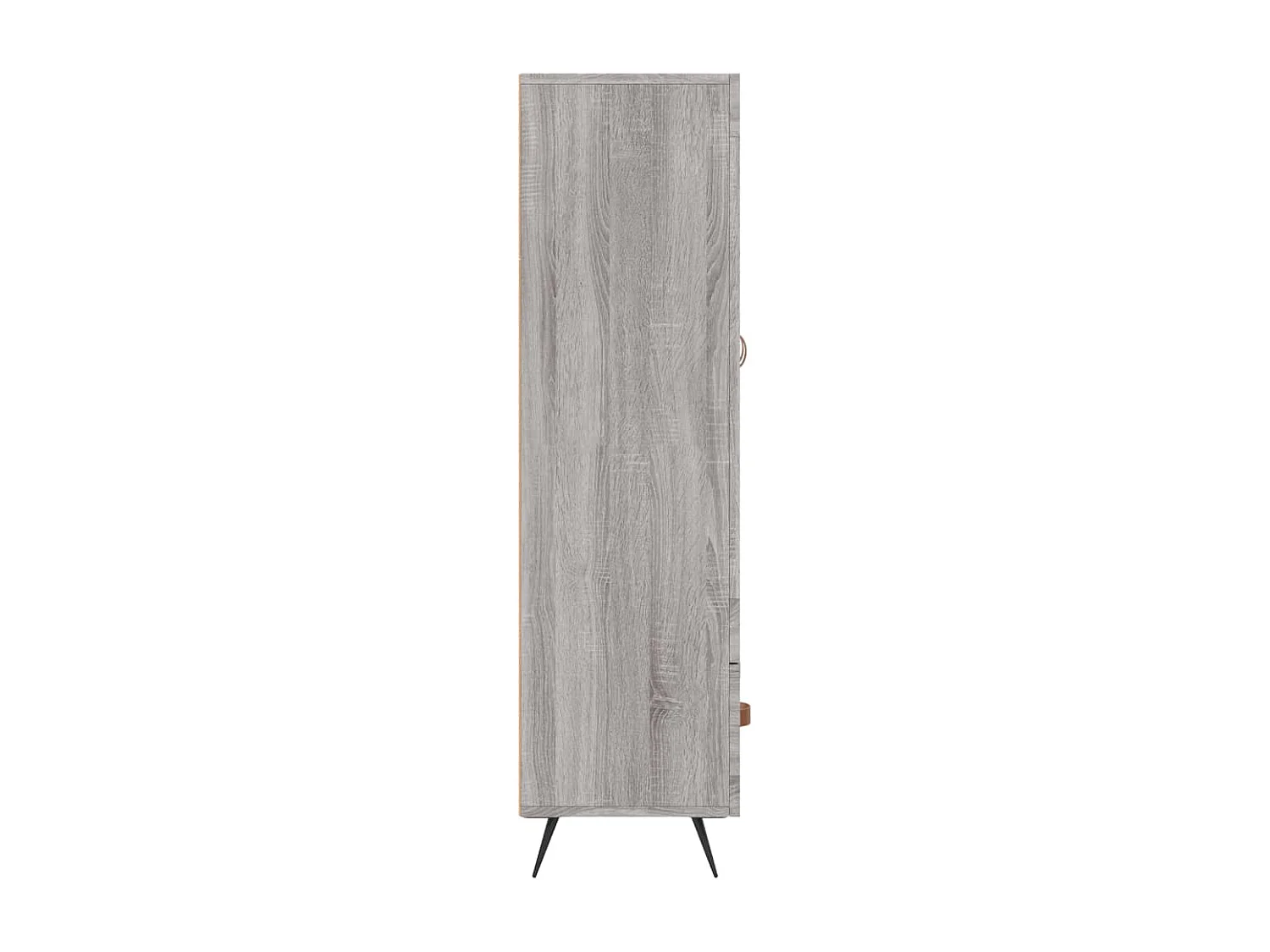Buffet haut sonoma gris 69,5x31x115 cm bois d'ingénierie