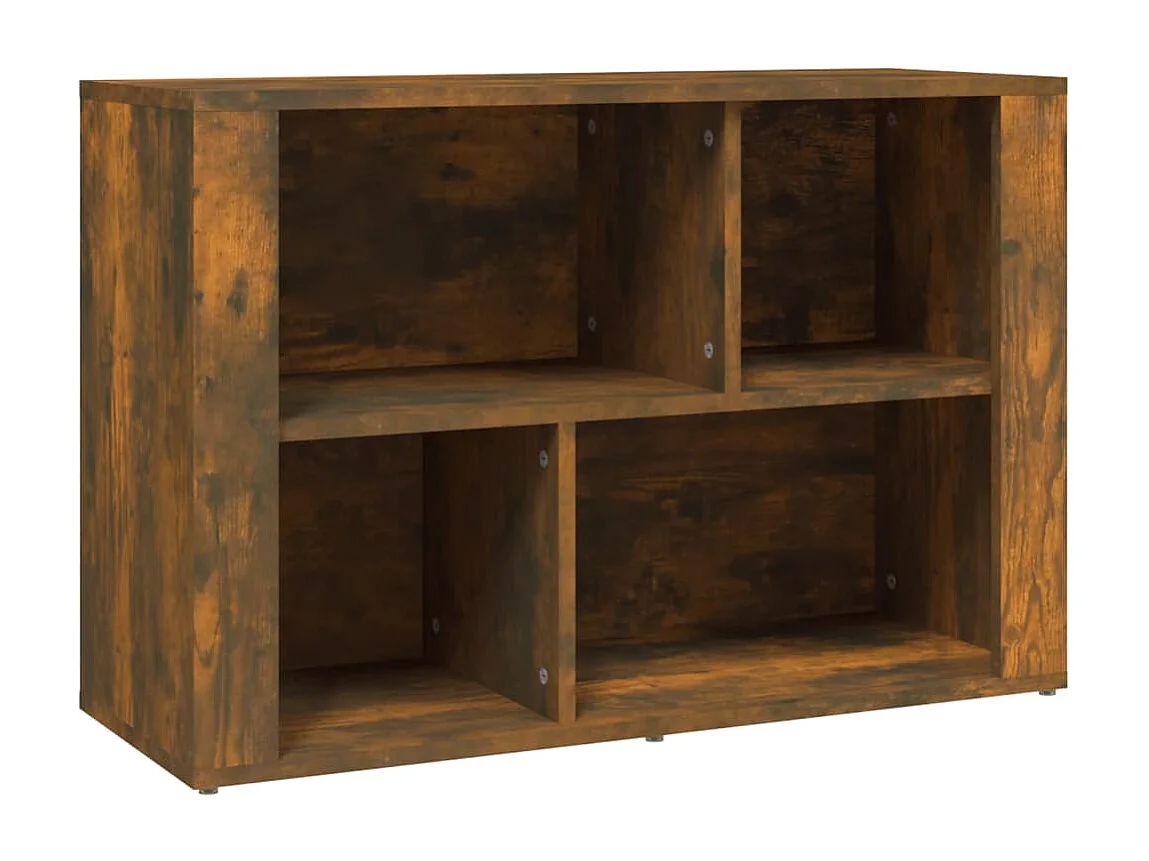 Buffet Chêne fumé 80x30x54 cm Bois d'ingénierie