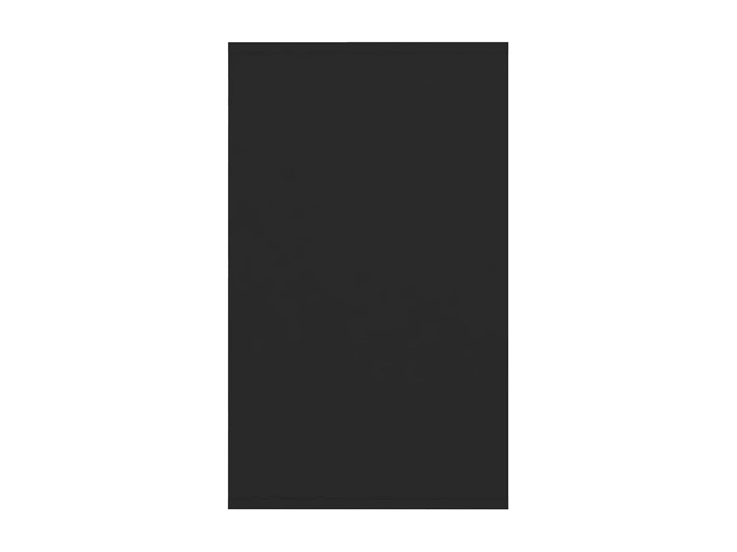 Aparador con 3 cajones madera contrachapada negro 120x41x75 cm