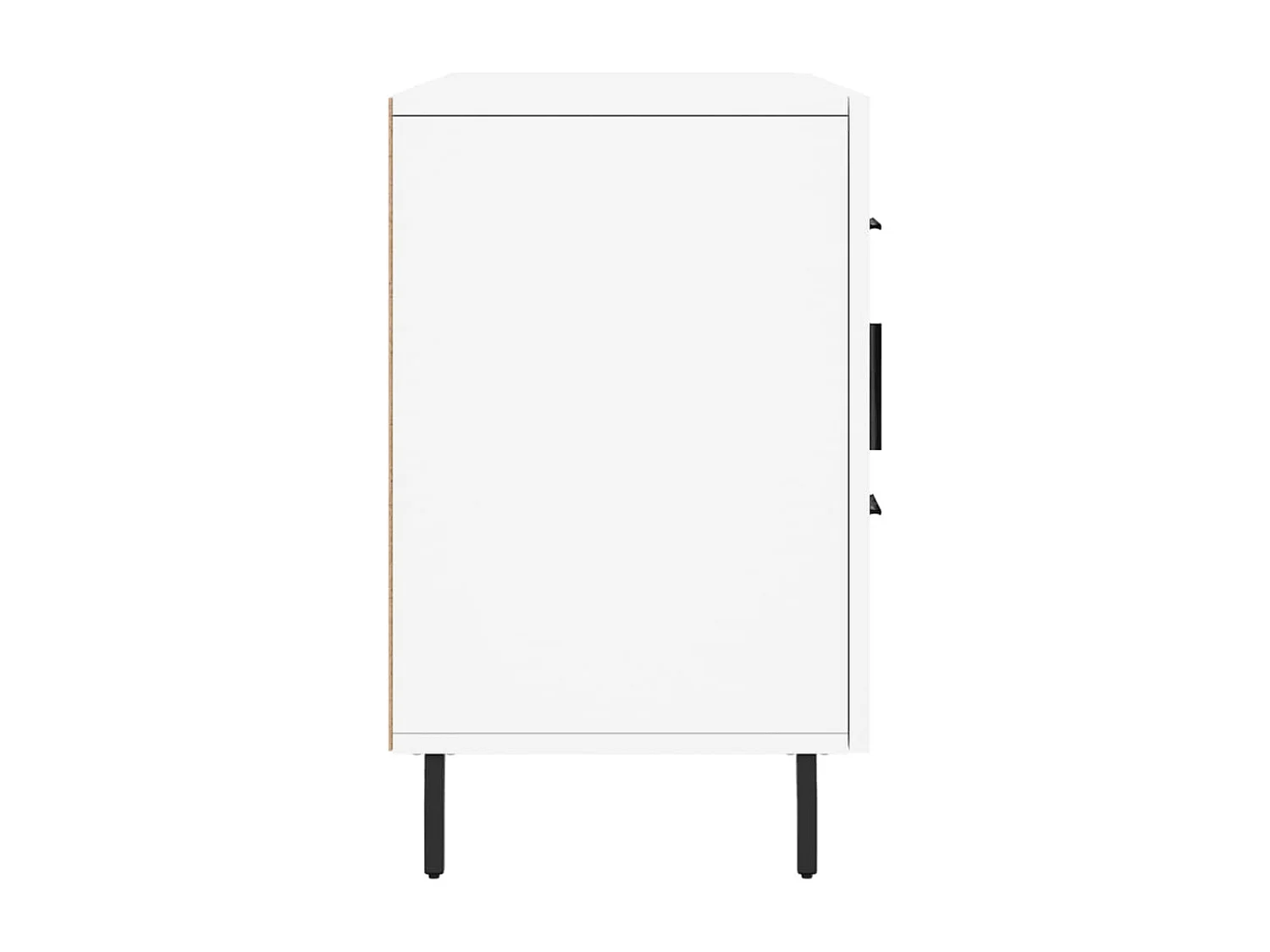 Dressoir 100x36x60 cm bewerkt hout wit