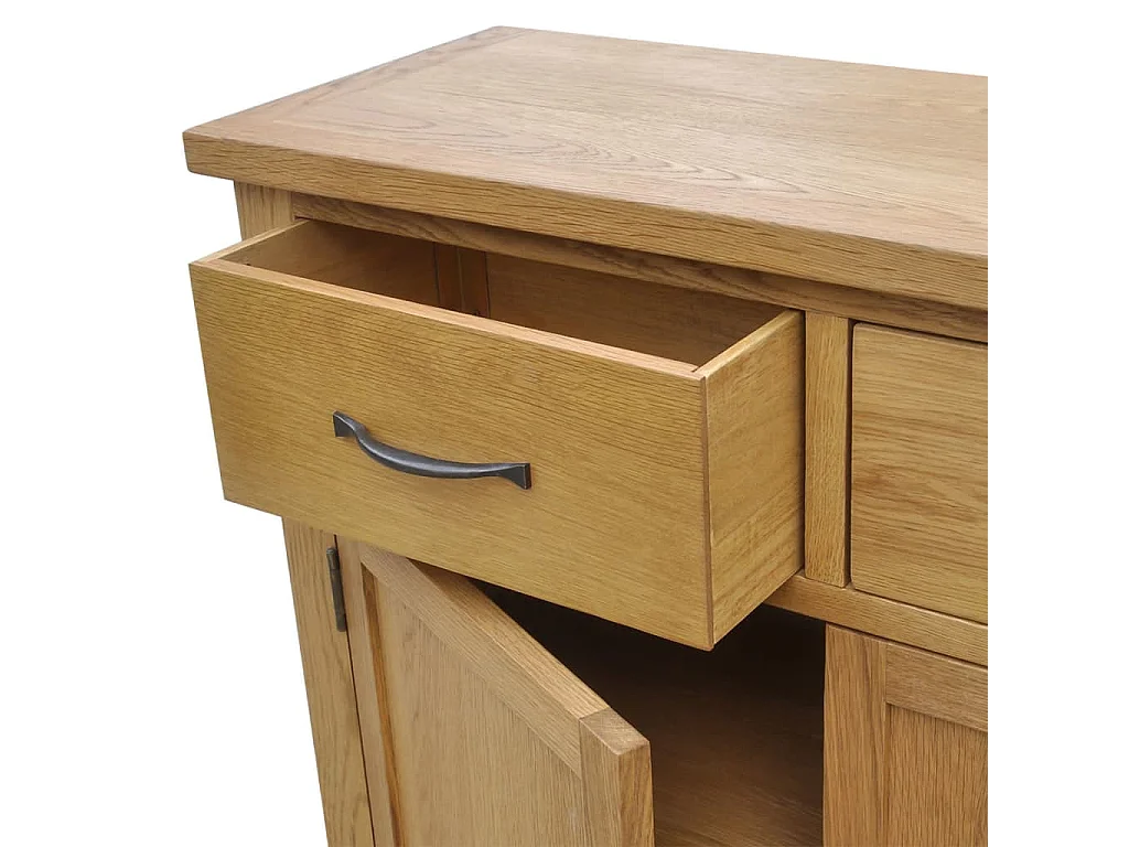 Buffet 90 x 33,5 x 83 cm  Bois de chêne massif