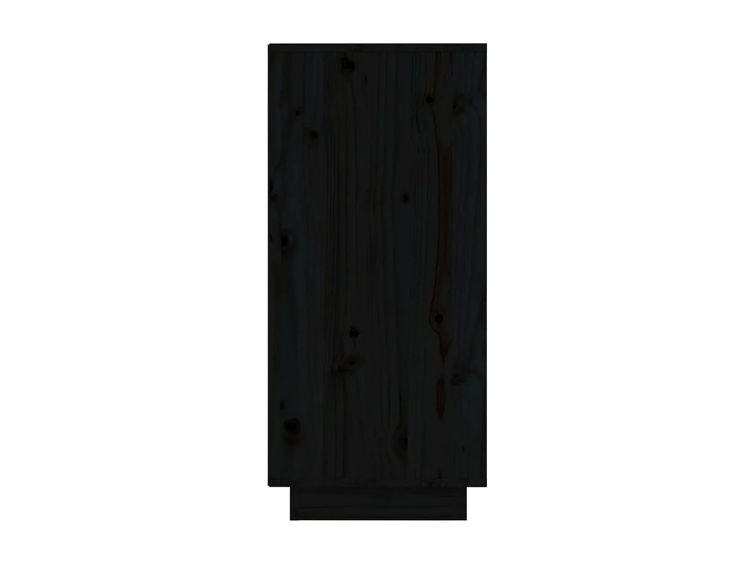 Buffets 2 pièces Noir 31,5x34x75 cm Bois massif de pin