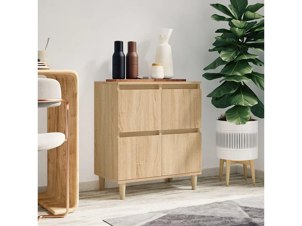 Buffet Chêne sonoma 60x35x70 cm Bois d'ingénierie