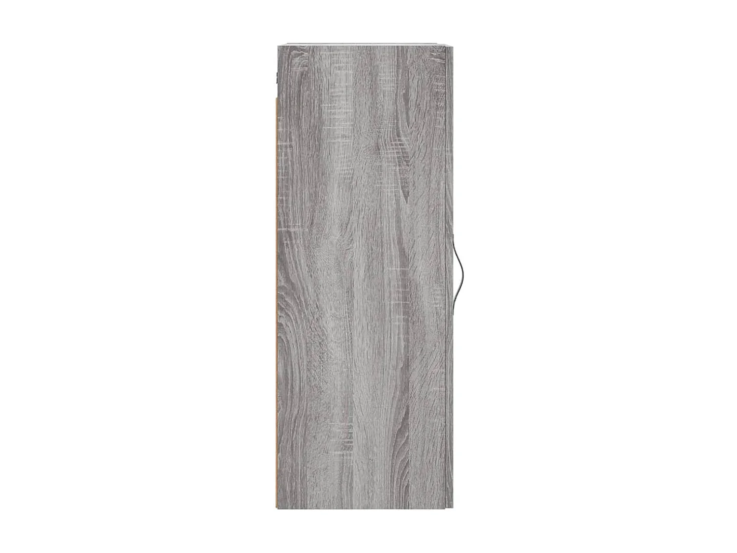 Wandkast 34,5x34x90 cm bewerkt hout grijs sonoma eikenkleurig