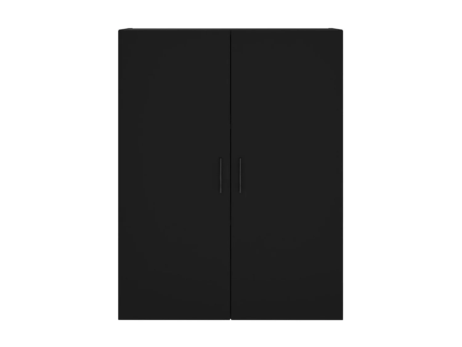 Armário de parede 69,5x34x90 cm preto