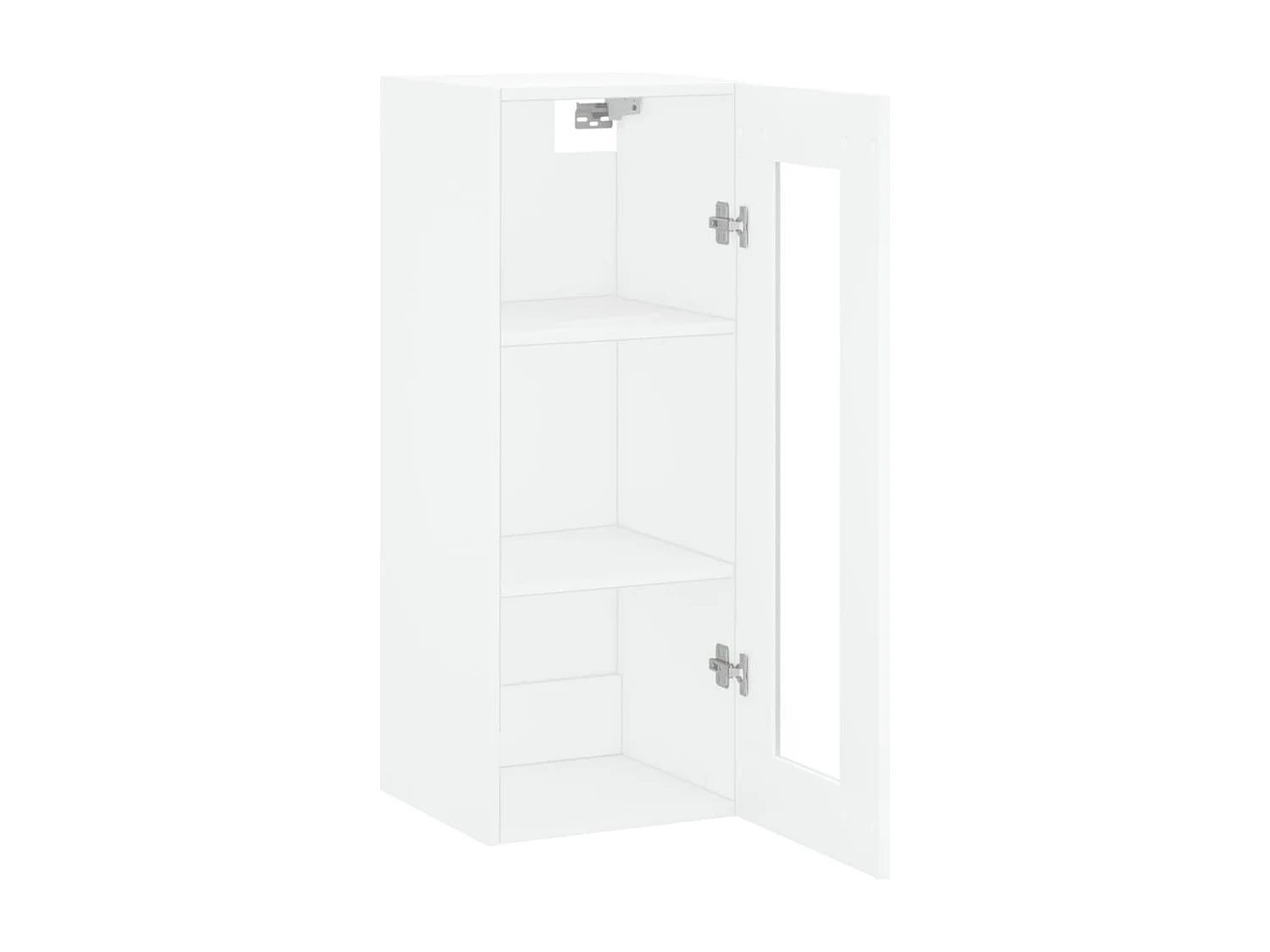 Armoire murale blanc 34,5x34x90 cm