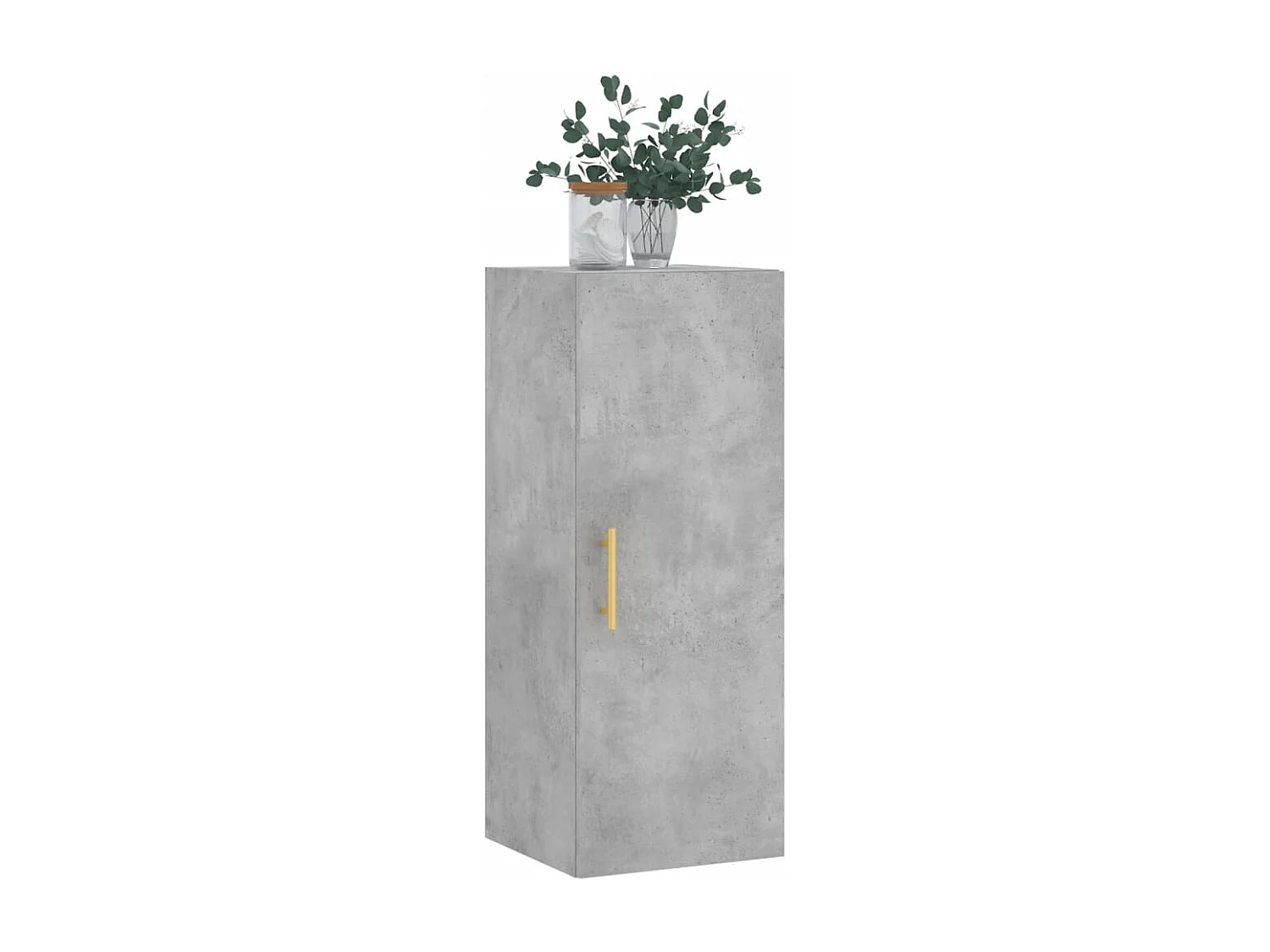 Armoire murale gris béton 34,5x34x90 cm