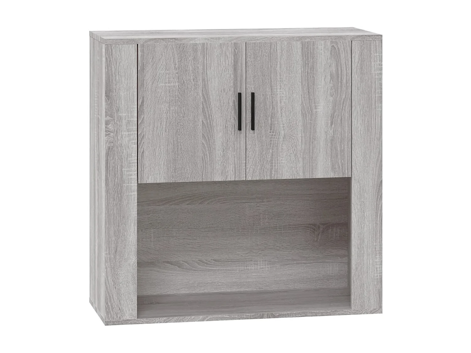 Armoire murale Sonoma gris 80x33x80 cm Bois d'ingénierie