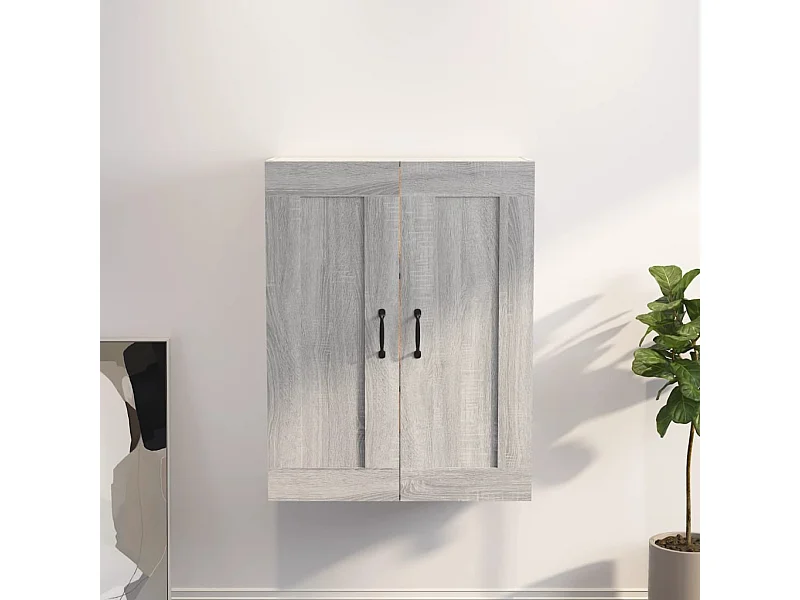 Armoire murale suspendue Sonoma gris 69,5x32,5x90 cm